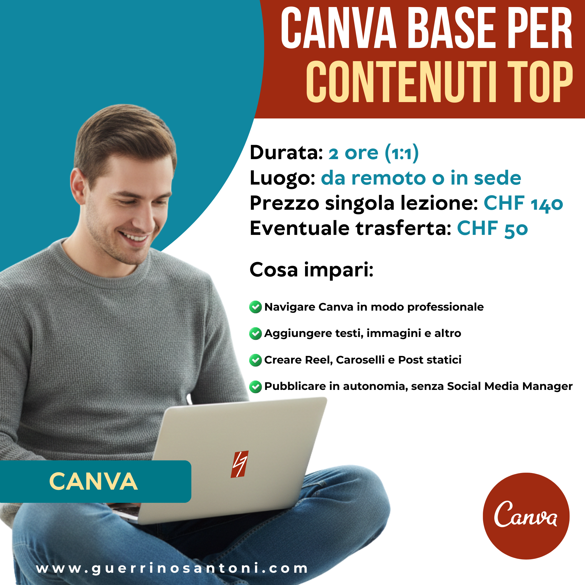 CANVA BASE PER CONTENUTI TOP