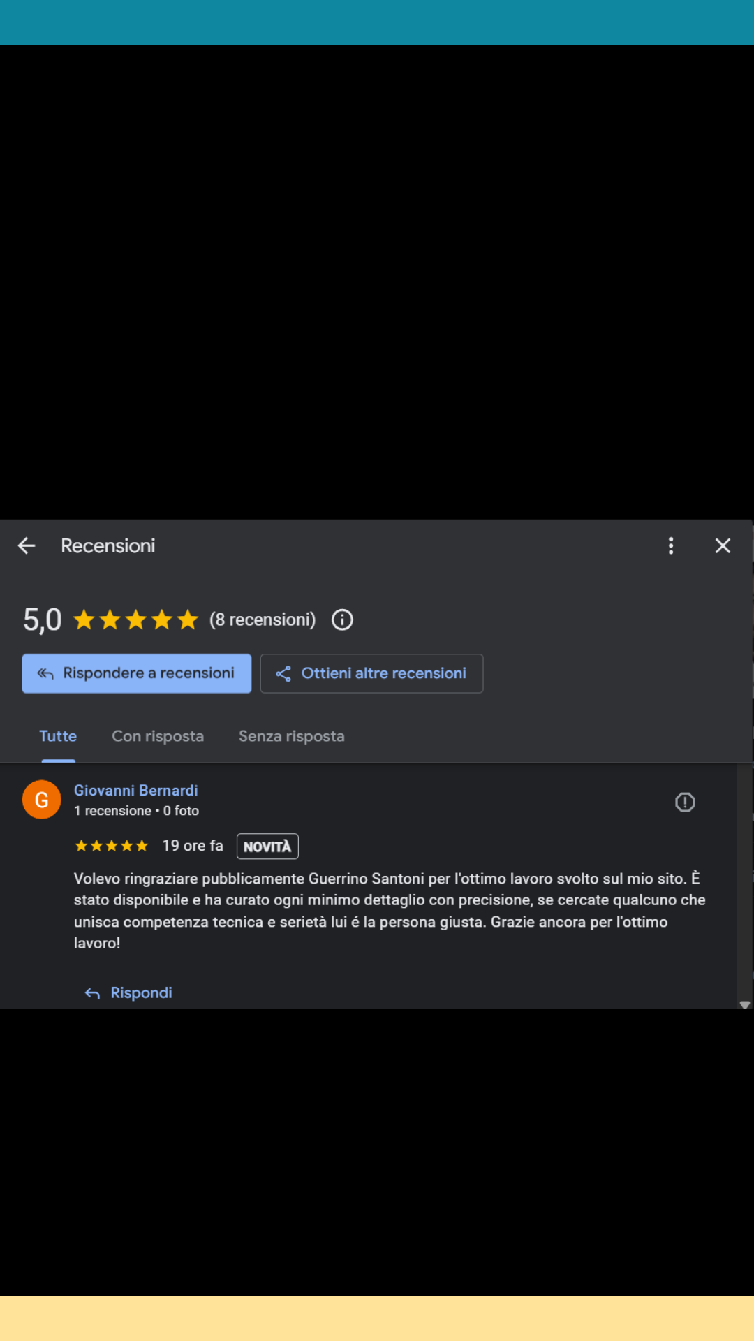 Testimonianza