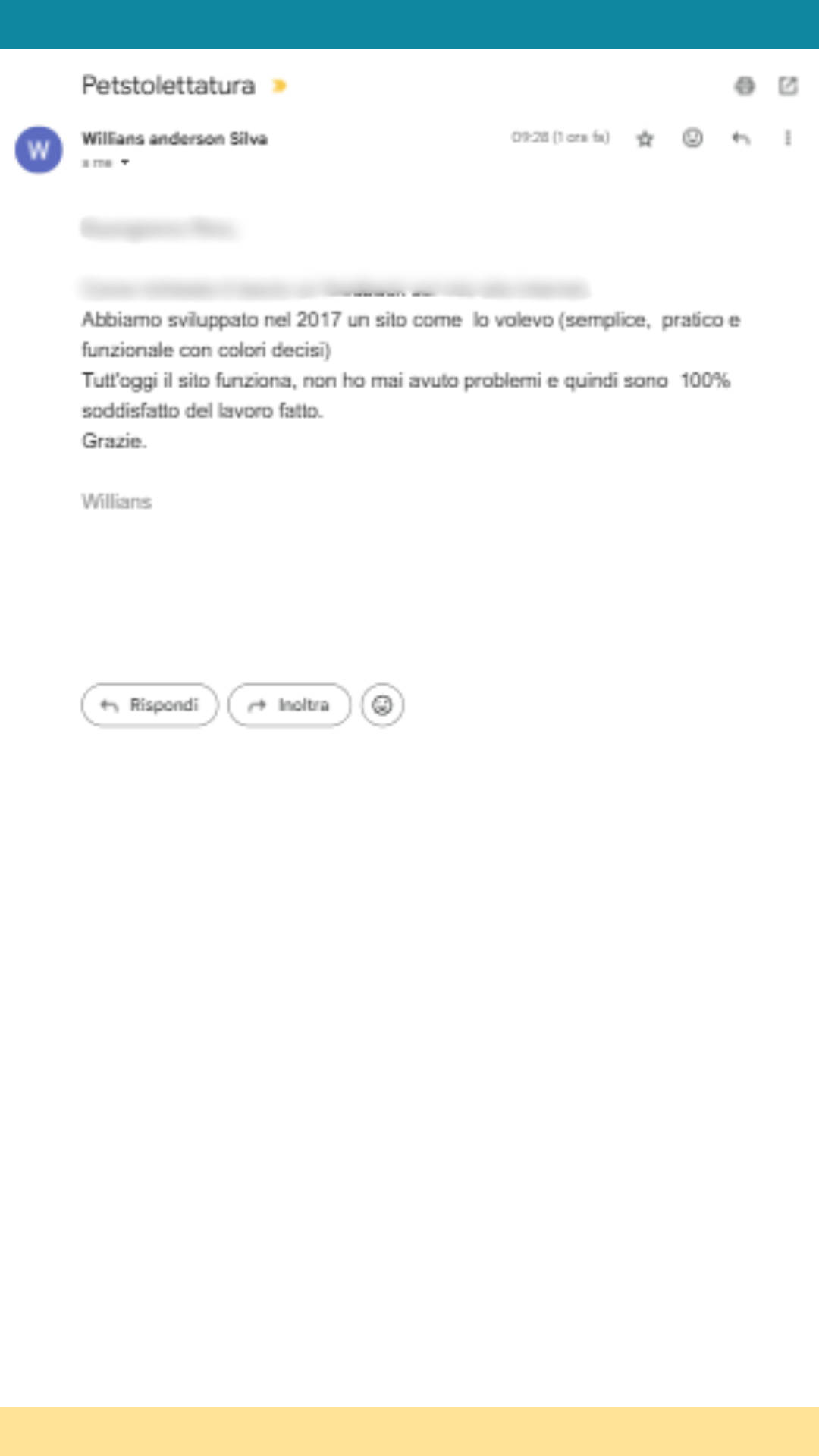 Testimonianza