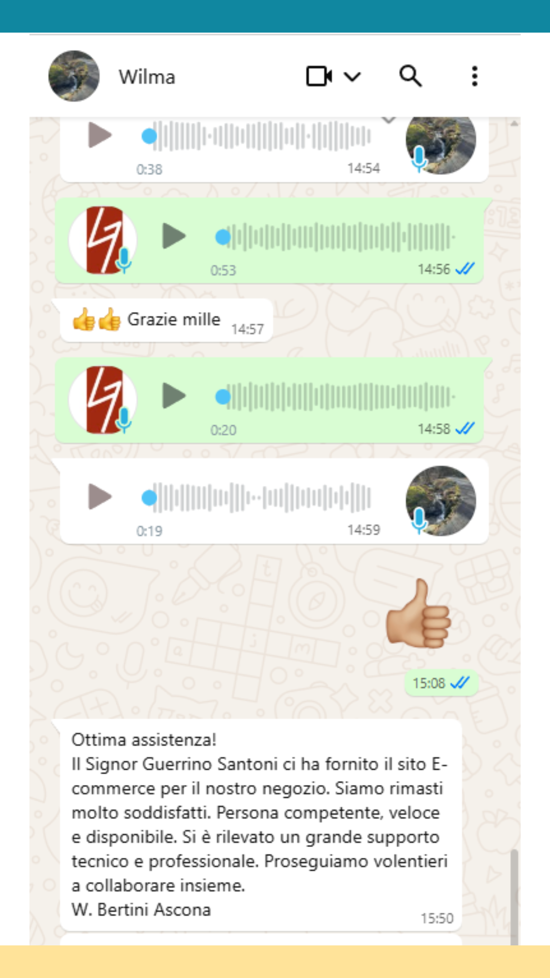 Testimonianza